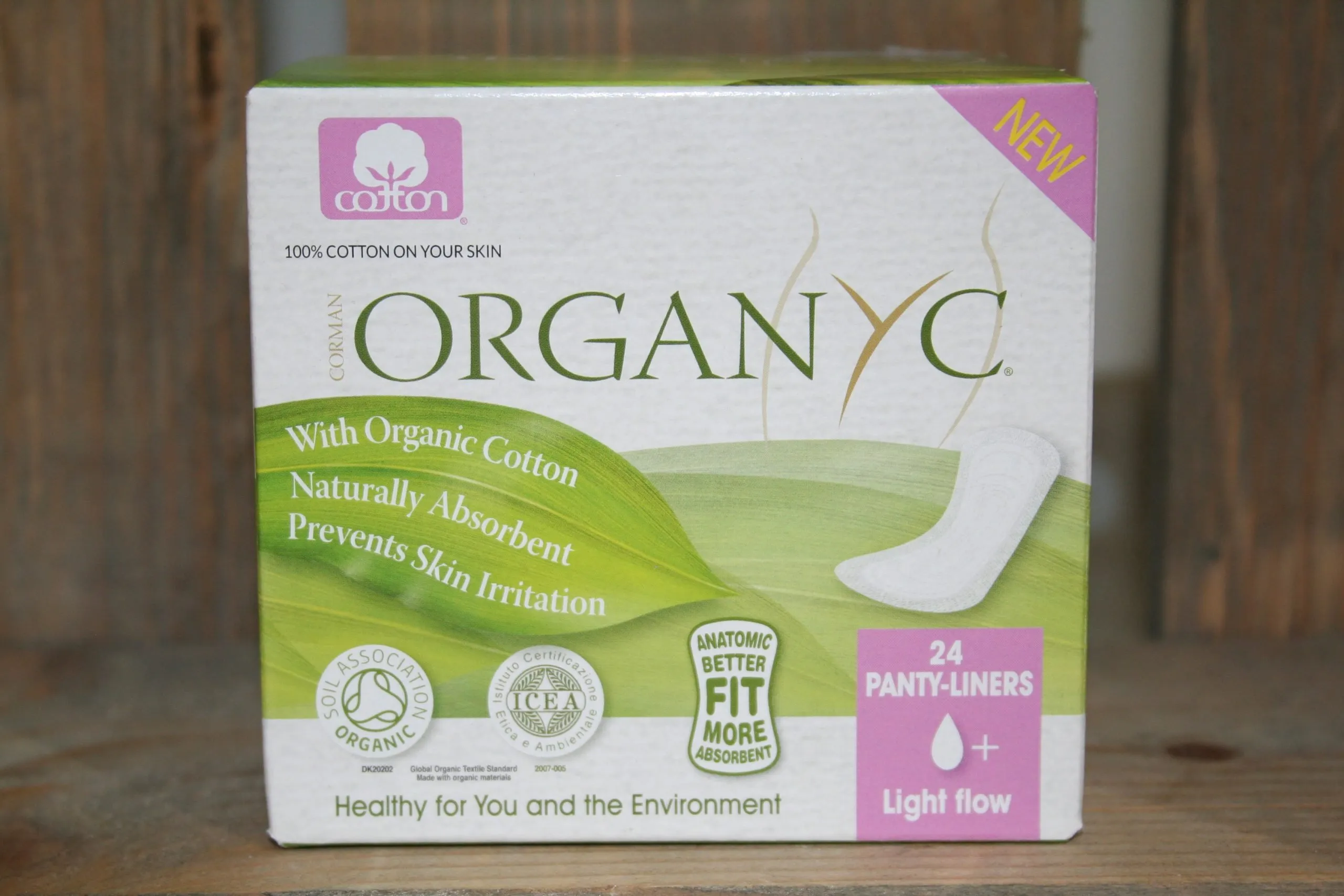 Cotton panty liners light