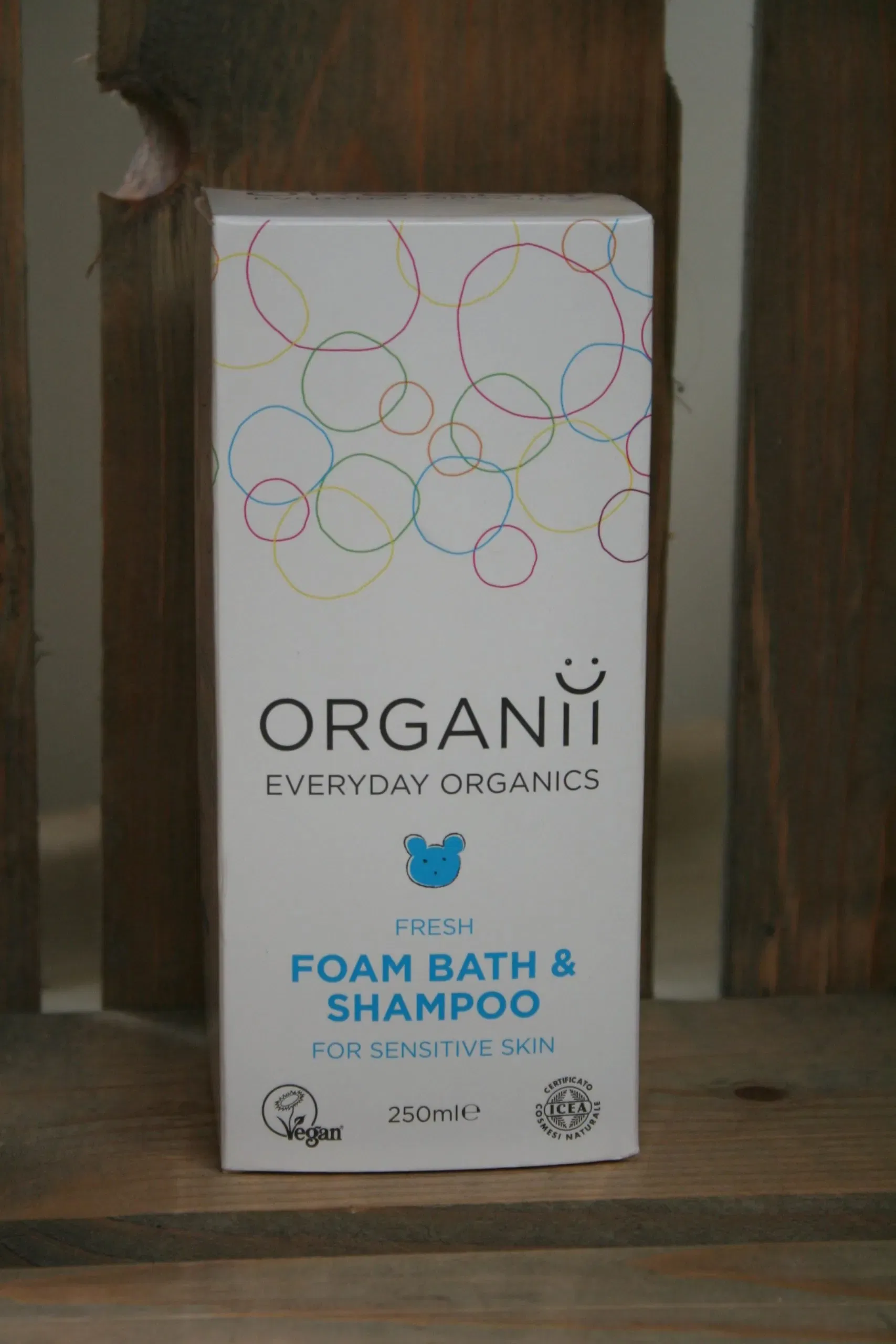 Organii baby foam bath shampoo
