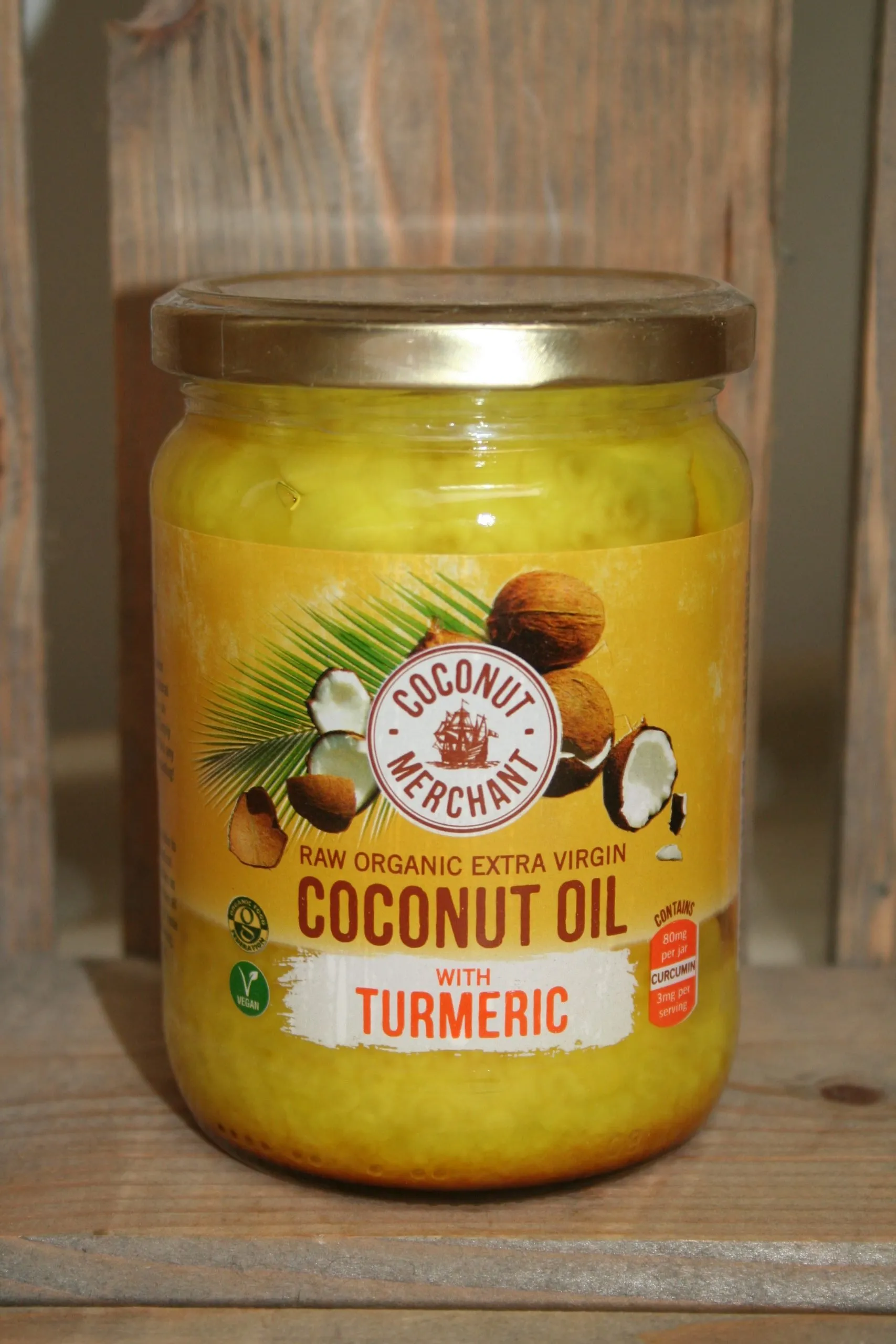 Coconut Merchant coconut oil with termeric