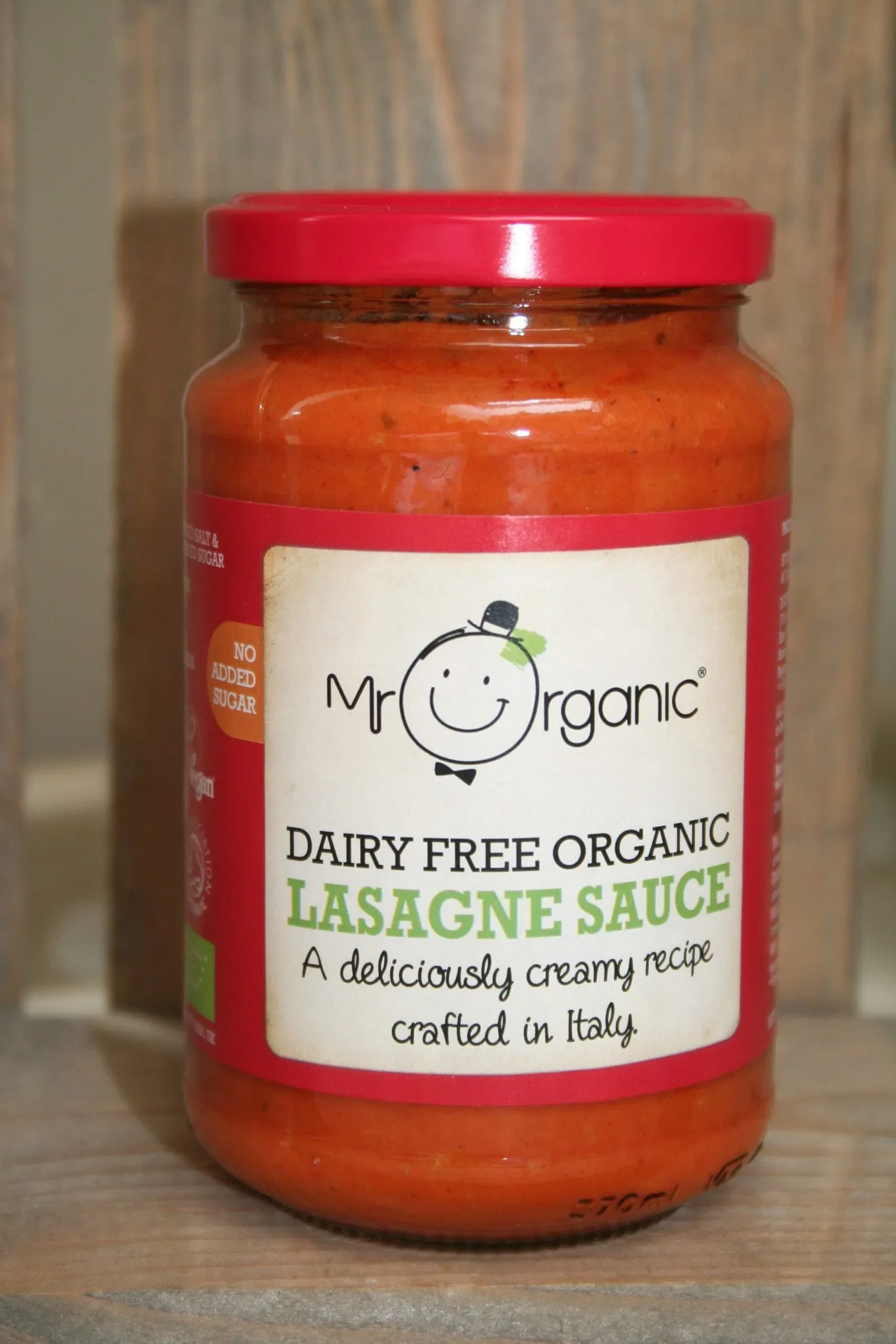 Mr Organic Lasagne Sauce dairy free