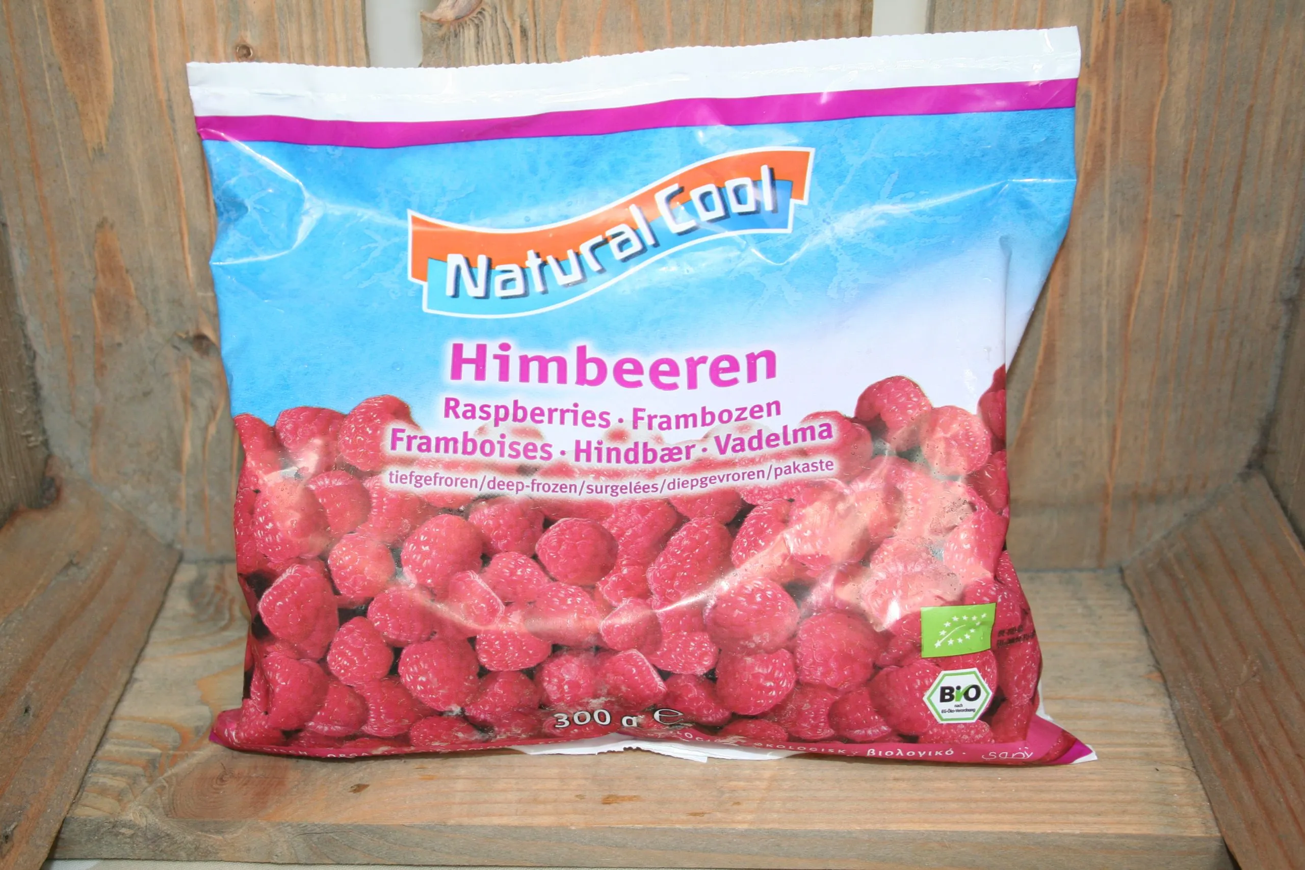 Natural Cool forzen raspberries