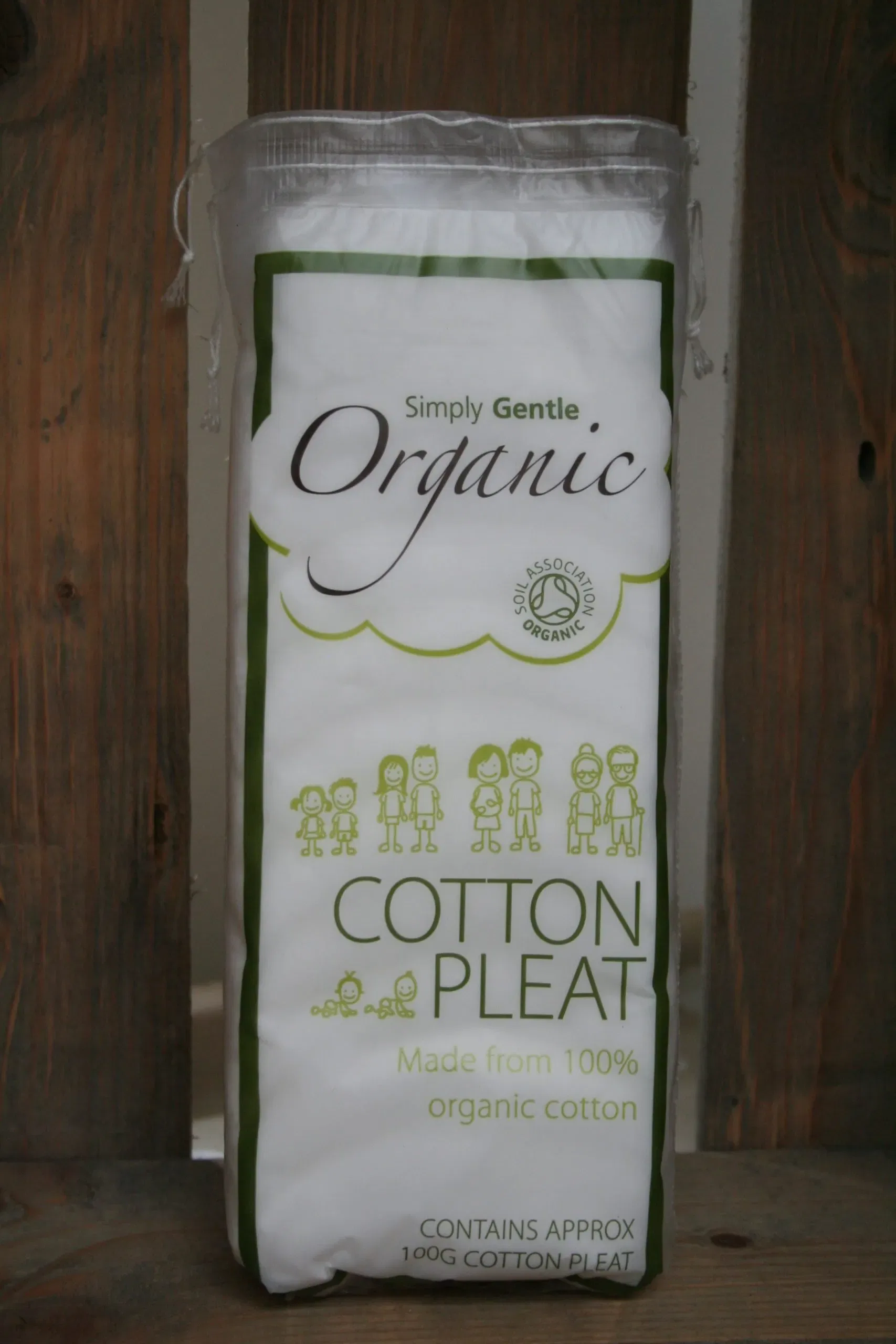 Simply Gentle Organic Cotton pleats