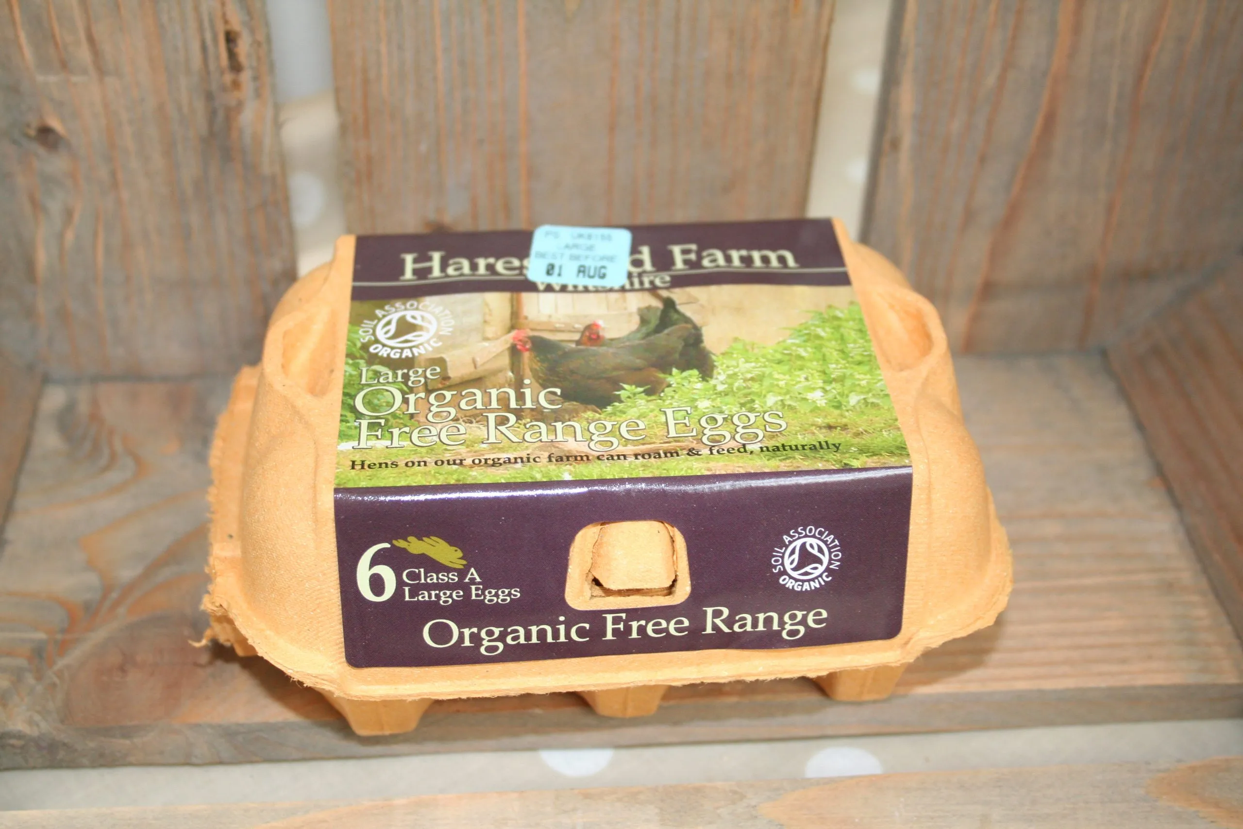 Haresfarm organic eggs