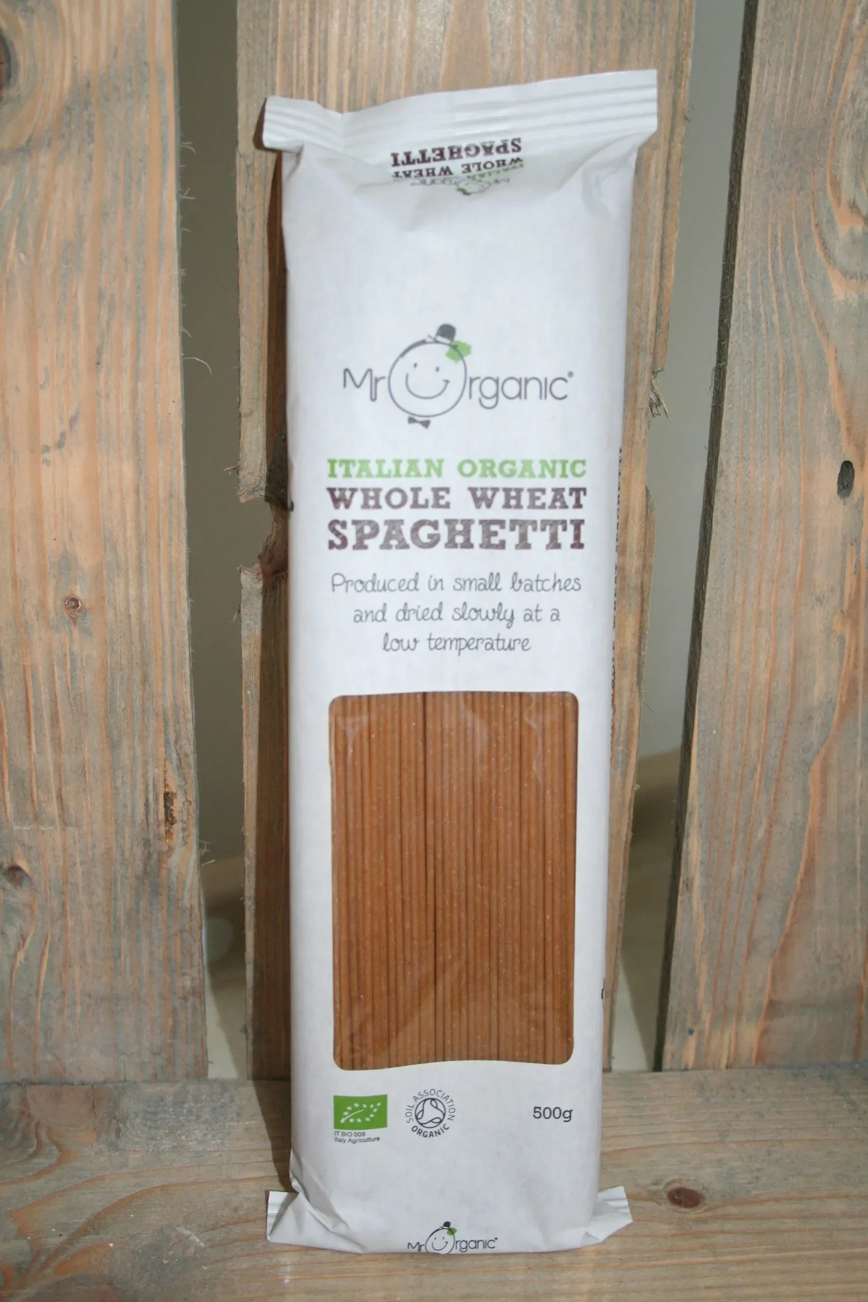 Mr Organic whole wheat spagetti