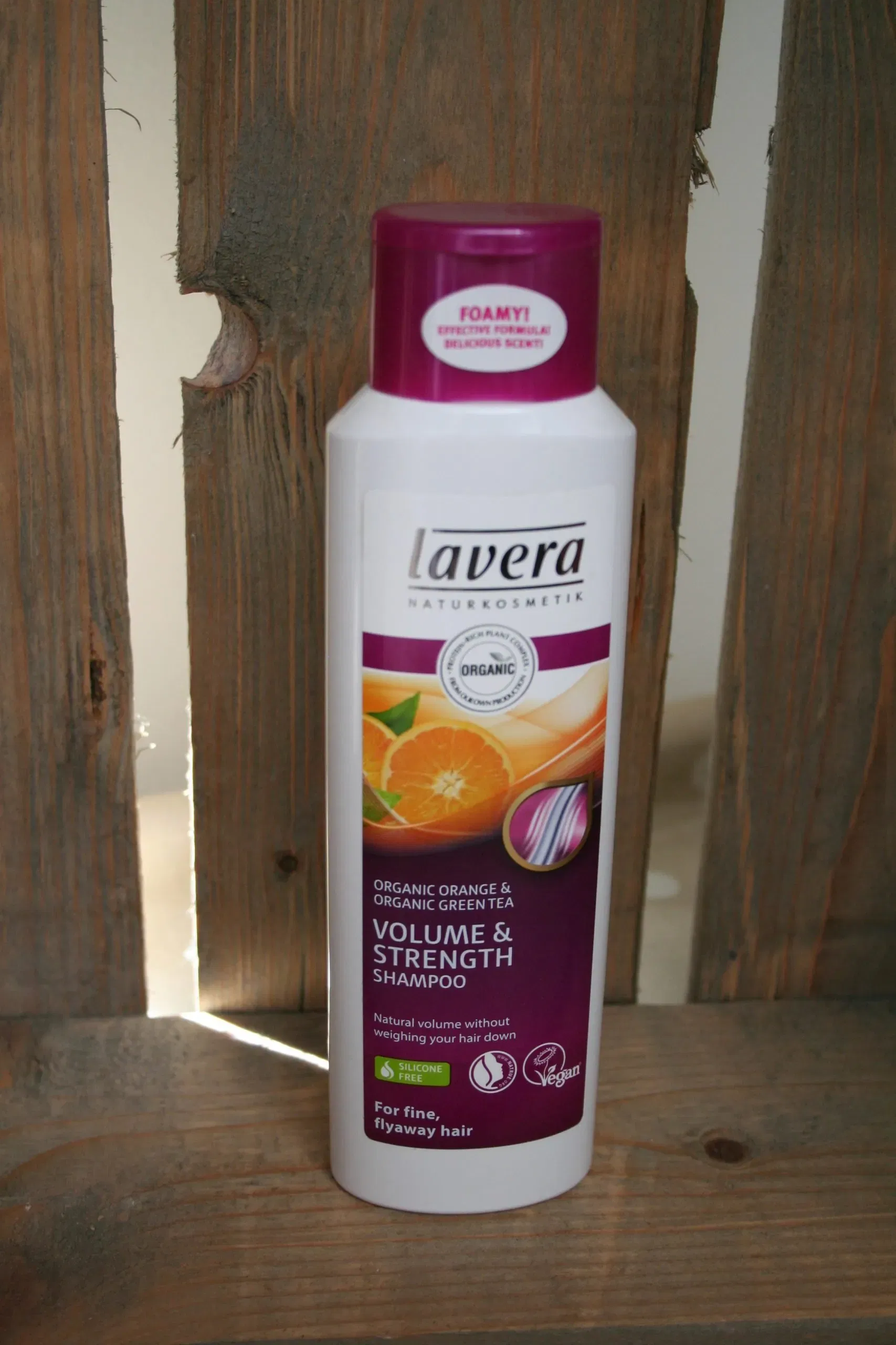 Lavera volume & strength shampoo organic