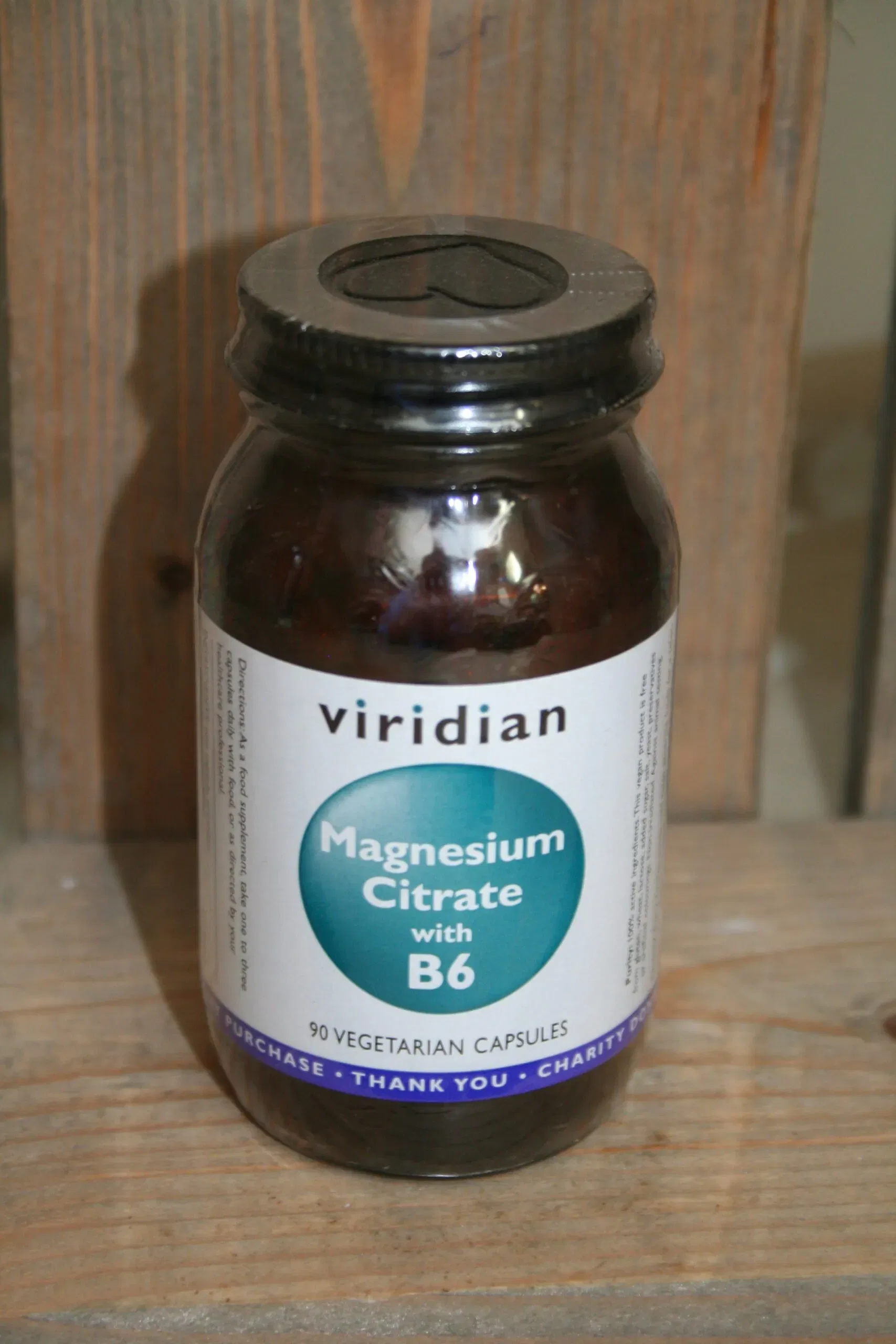 Viridian Magnesium citrate with B6