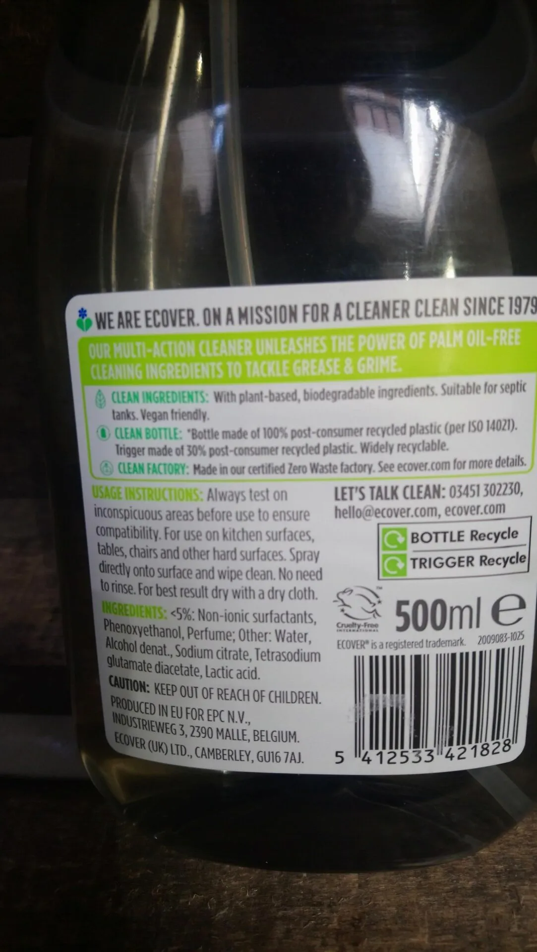 ecozone tough limescale remover (500ml)