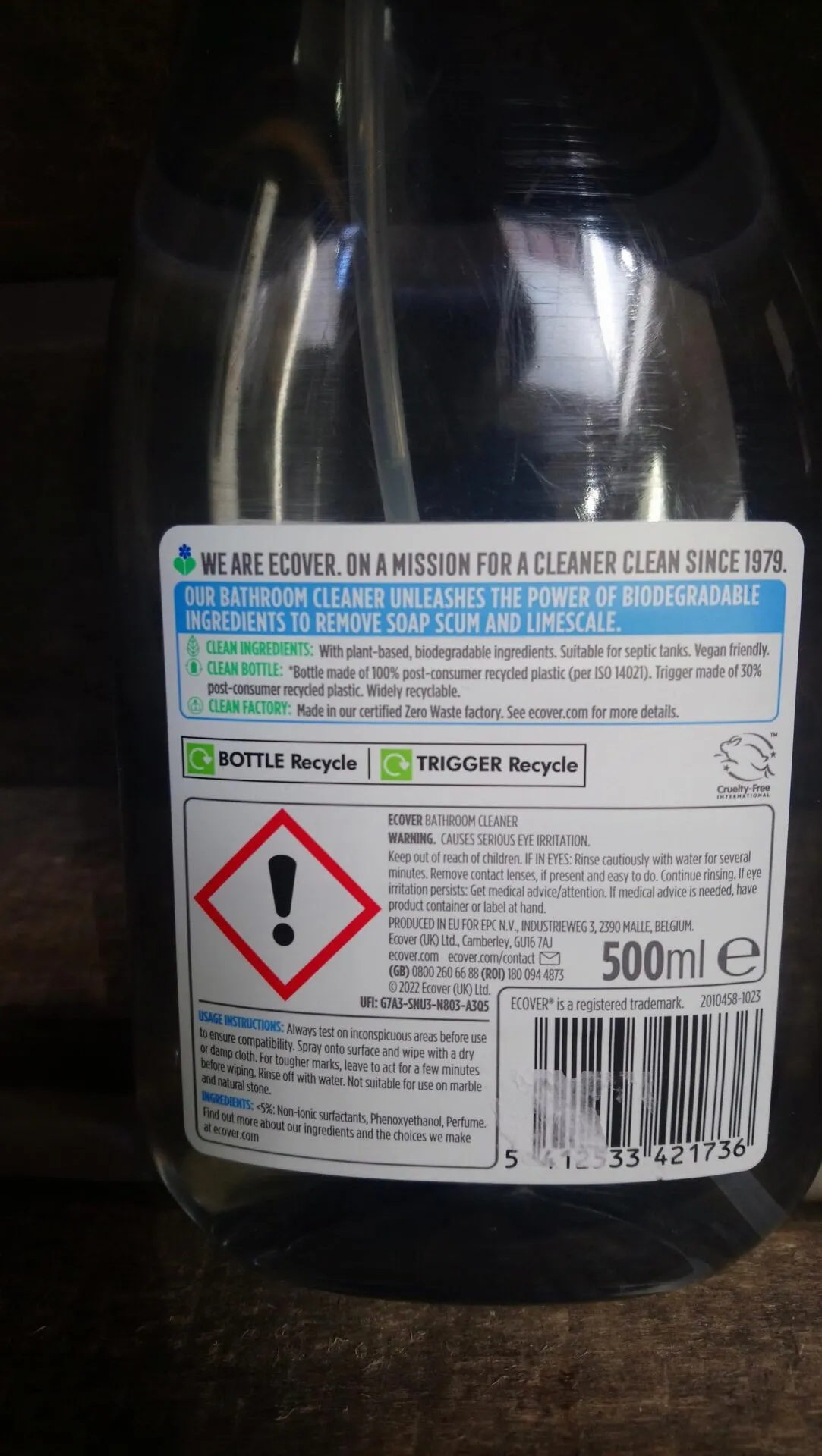 ecozone tough limescale remover (500ml)