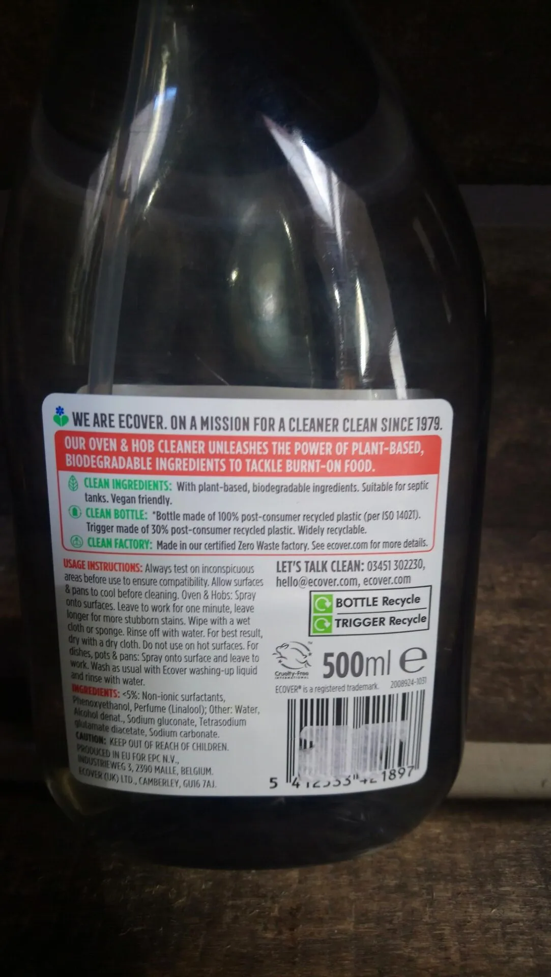 ecozone tough limescale remover (500ml)