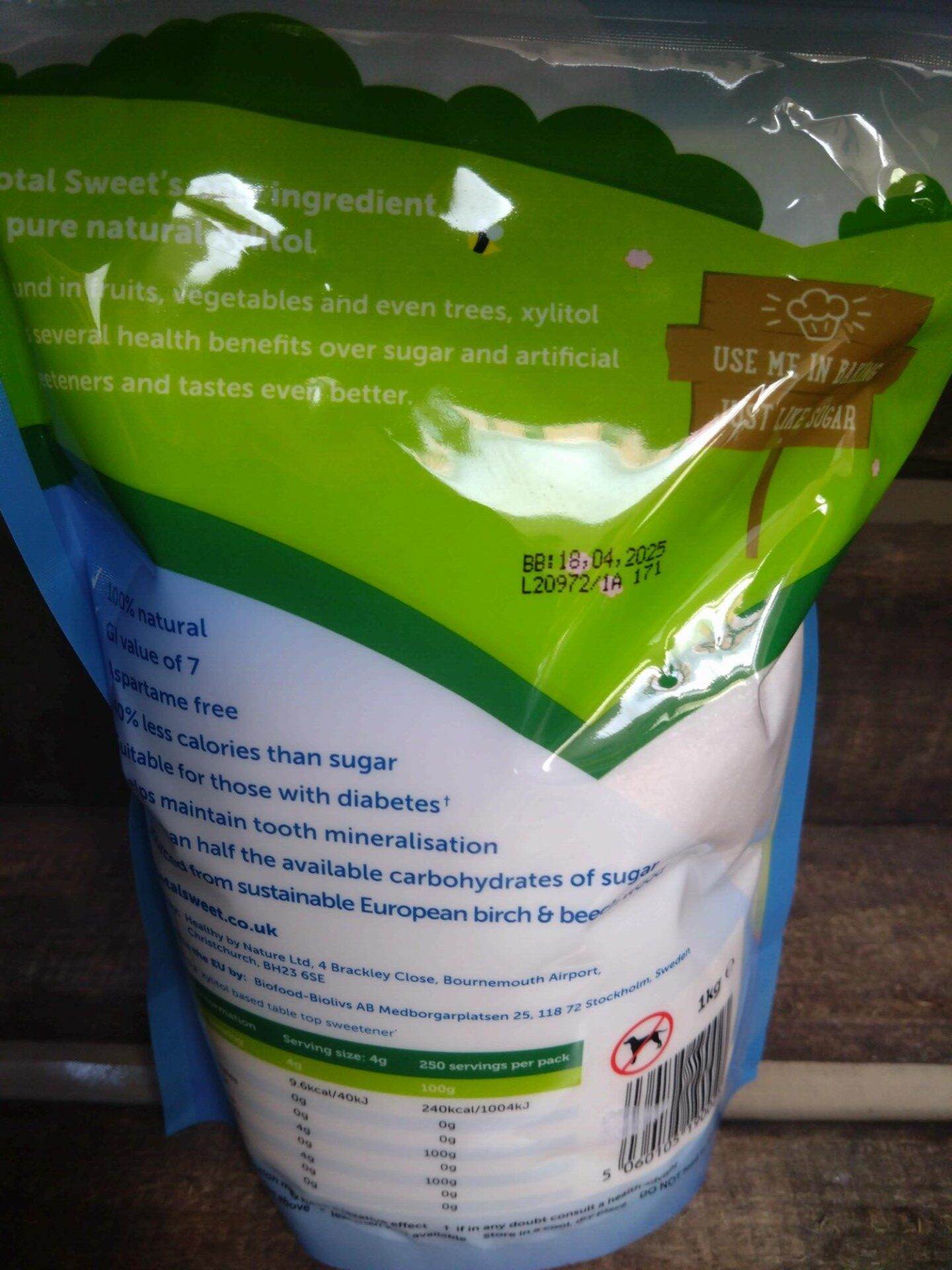 xylitol uk xylitol sugar (1kg)