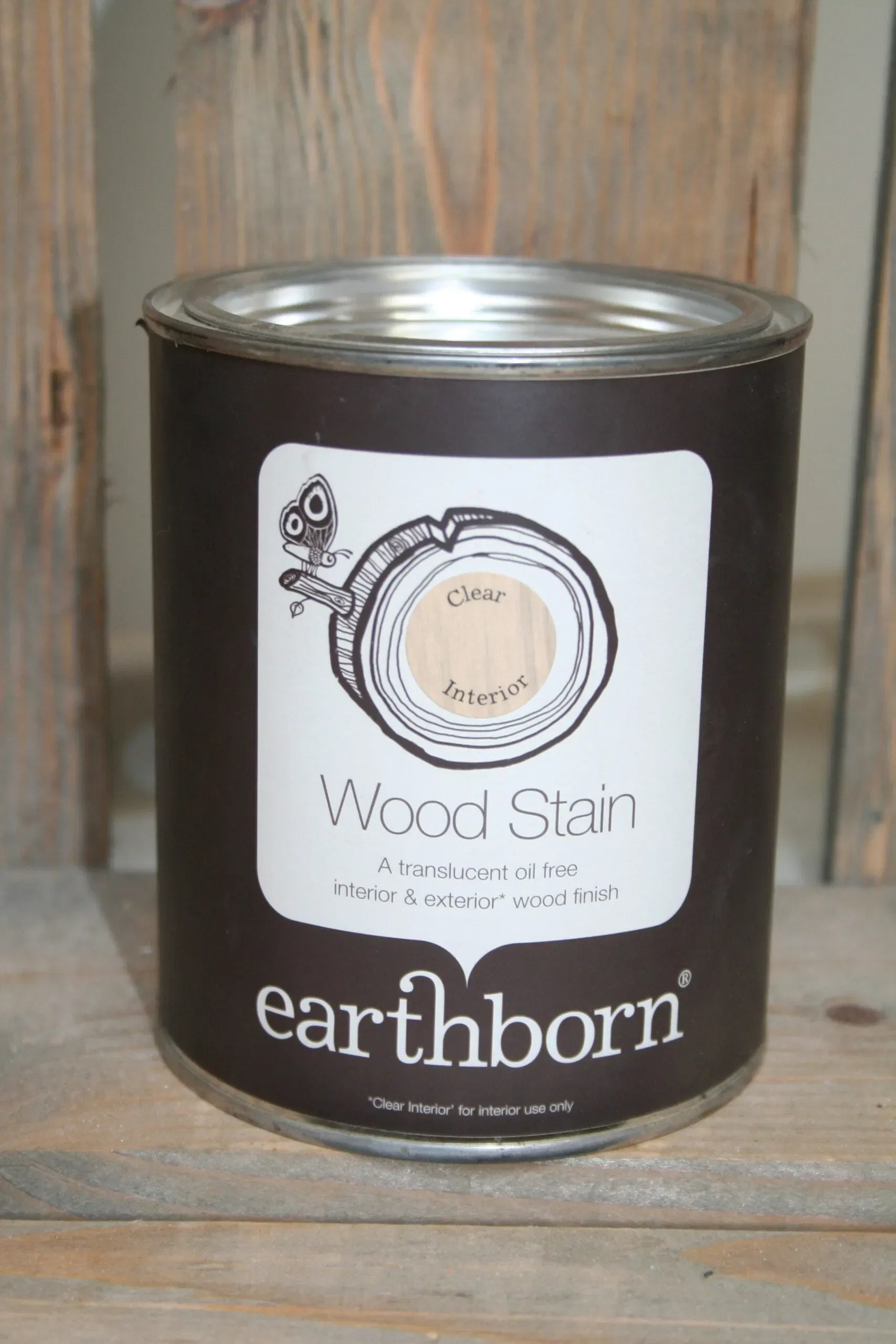 Earthborn wood stain interior clear