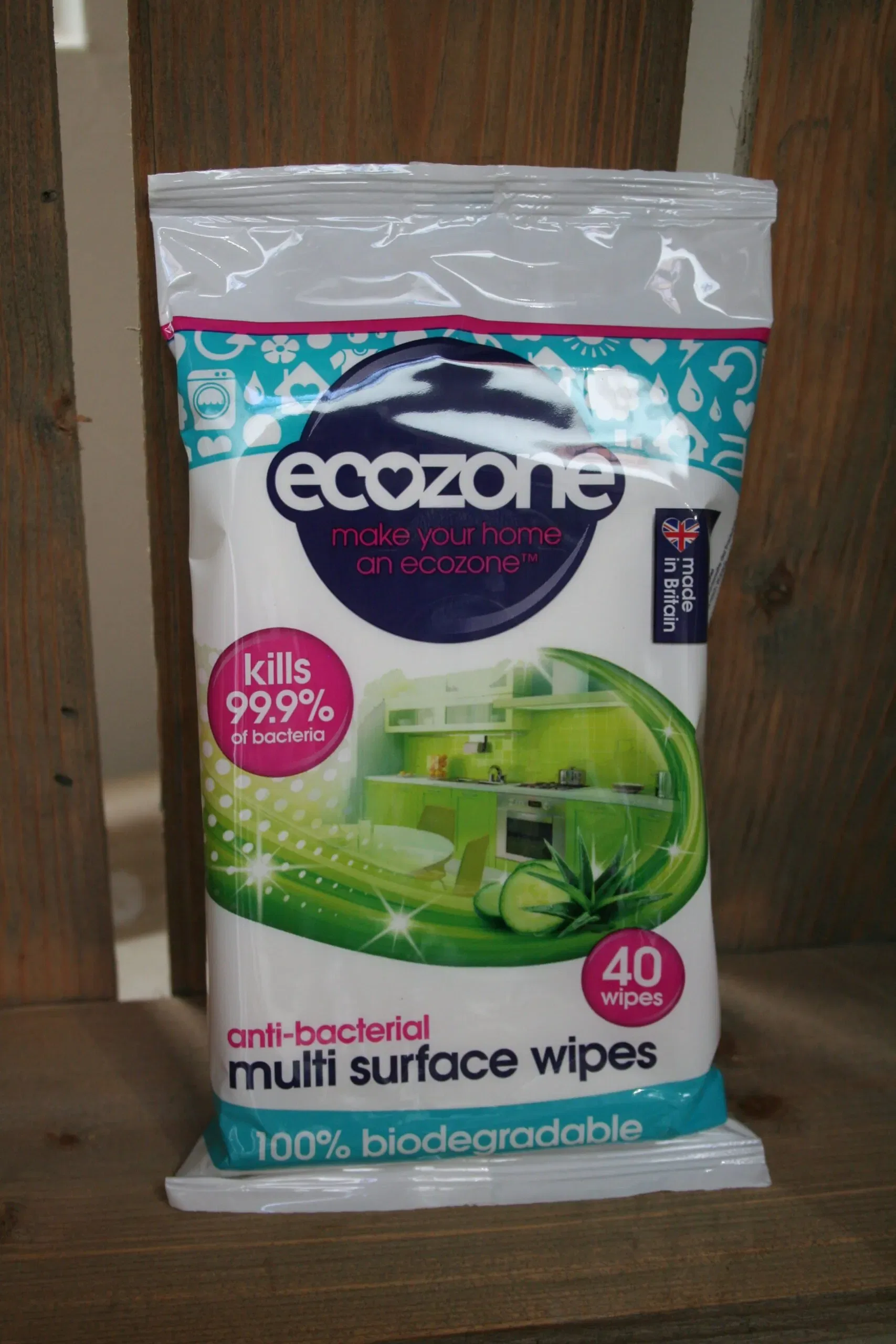 Ecozone /anti bacterial wipes multi surface