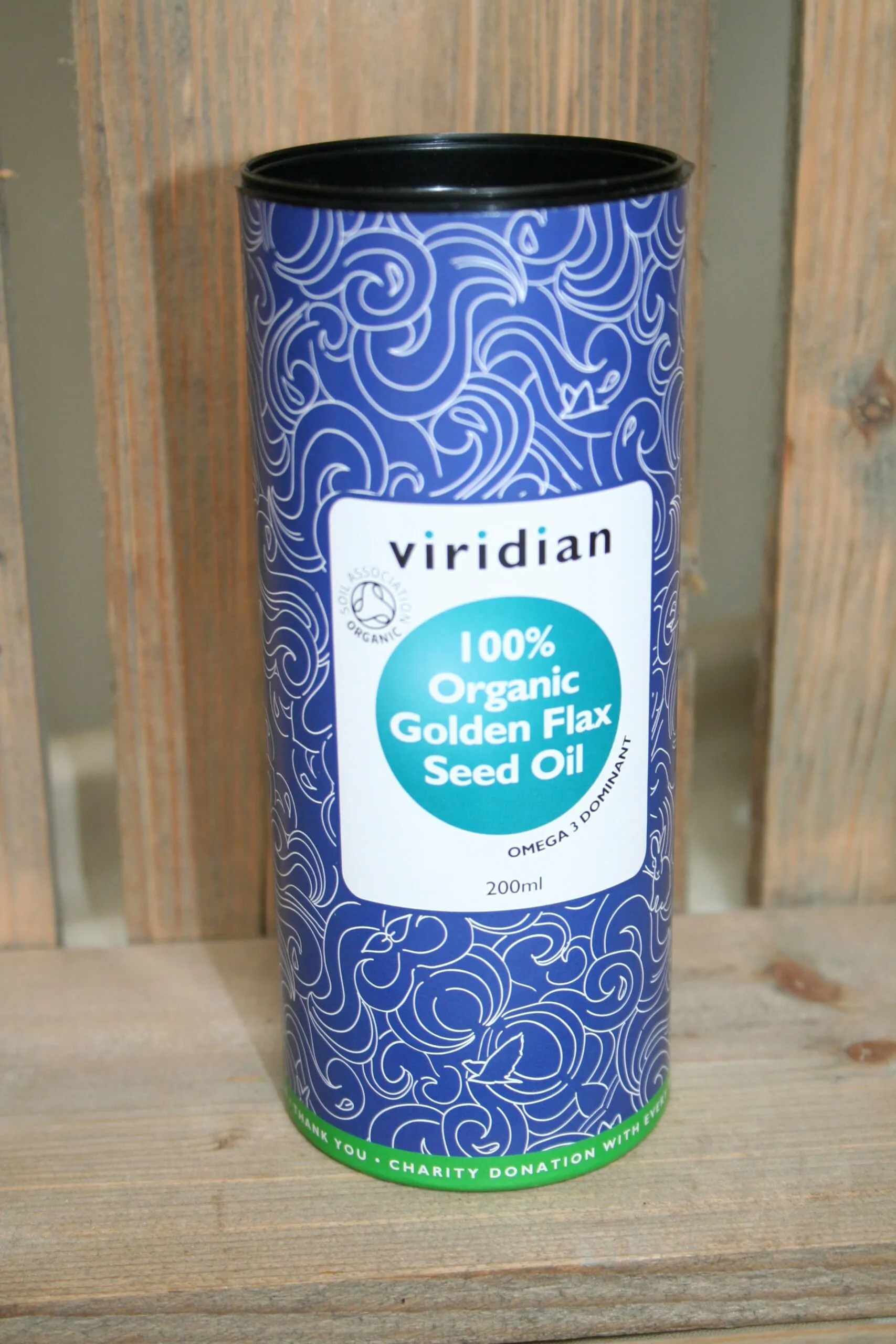 Viridian 100% organic Golden flax oil 200ml