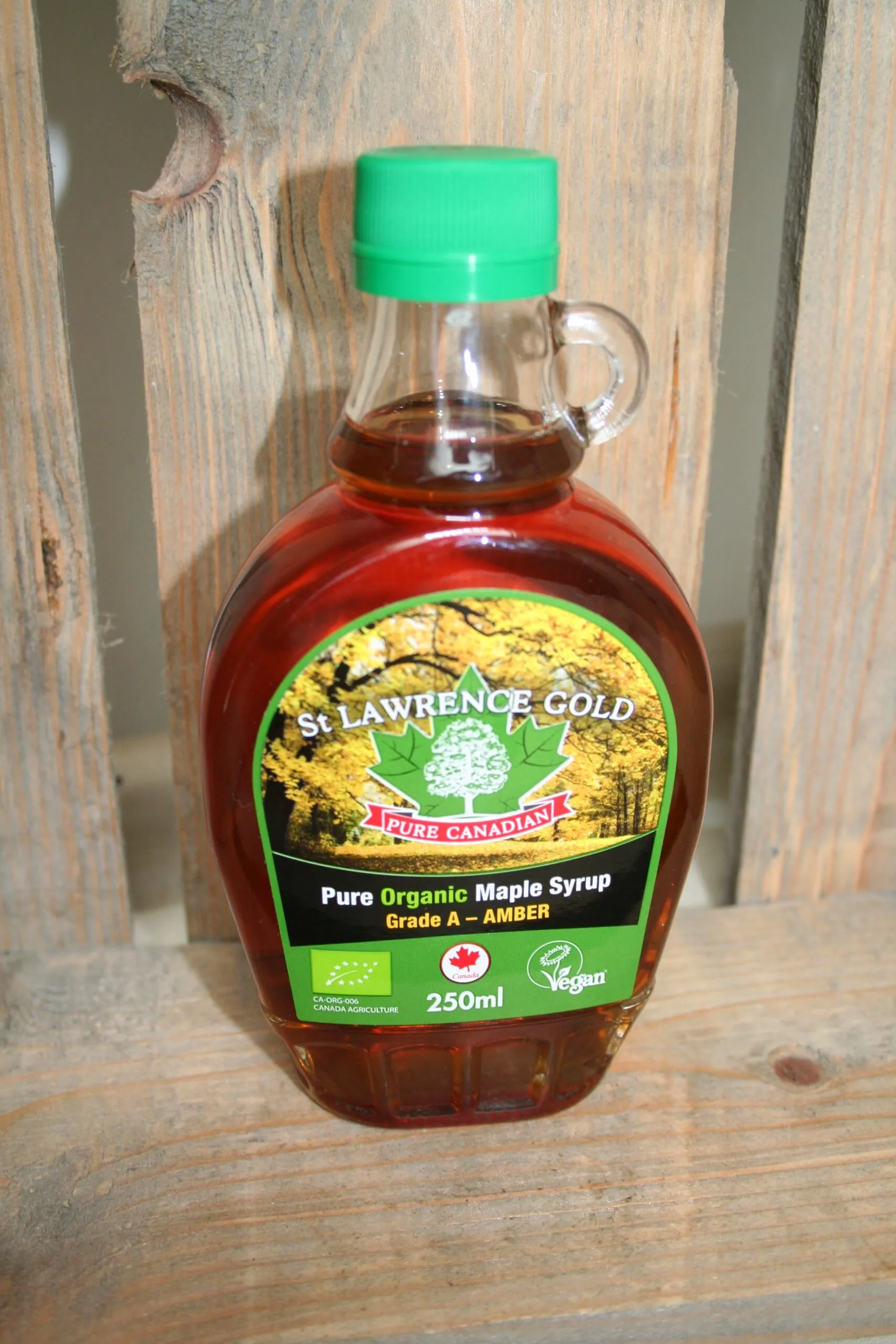 St Lawrence Gold pure organic maple syrup