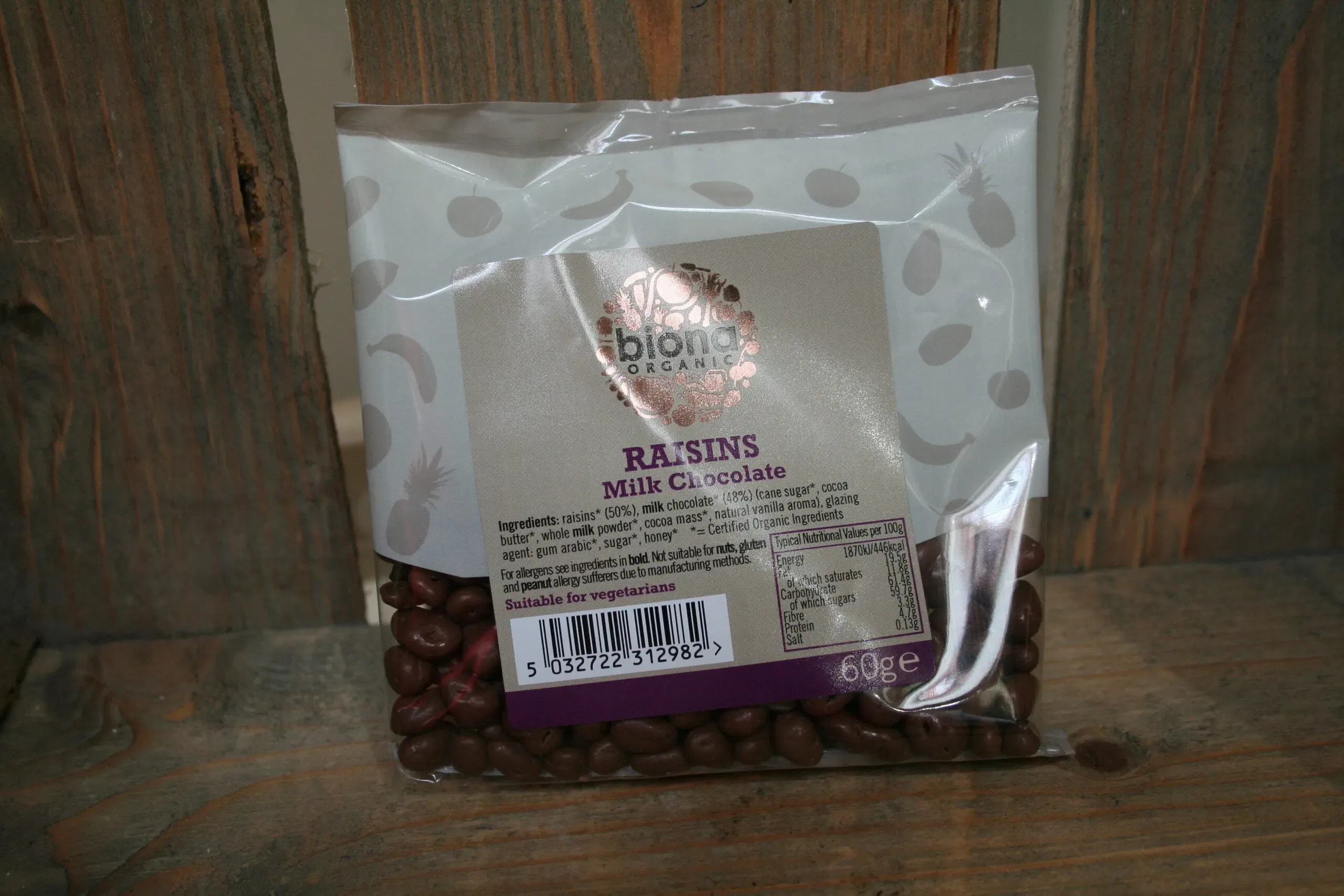 Biona organic chocolate raisins