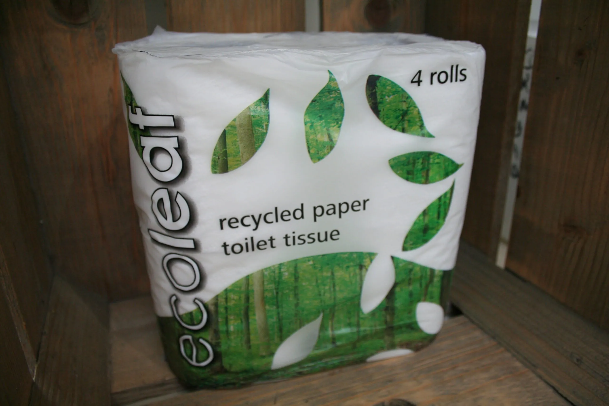 Ecoleaf toilet rolls recycled paper