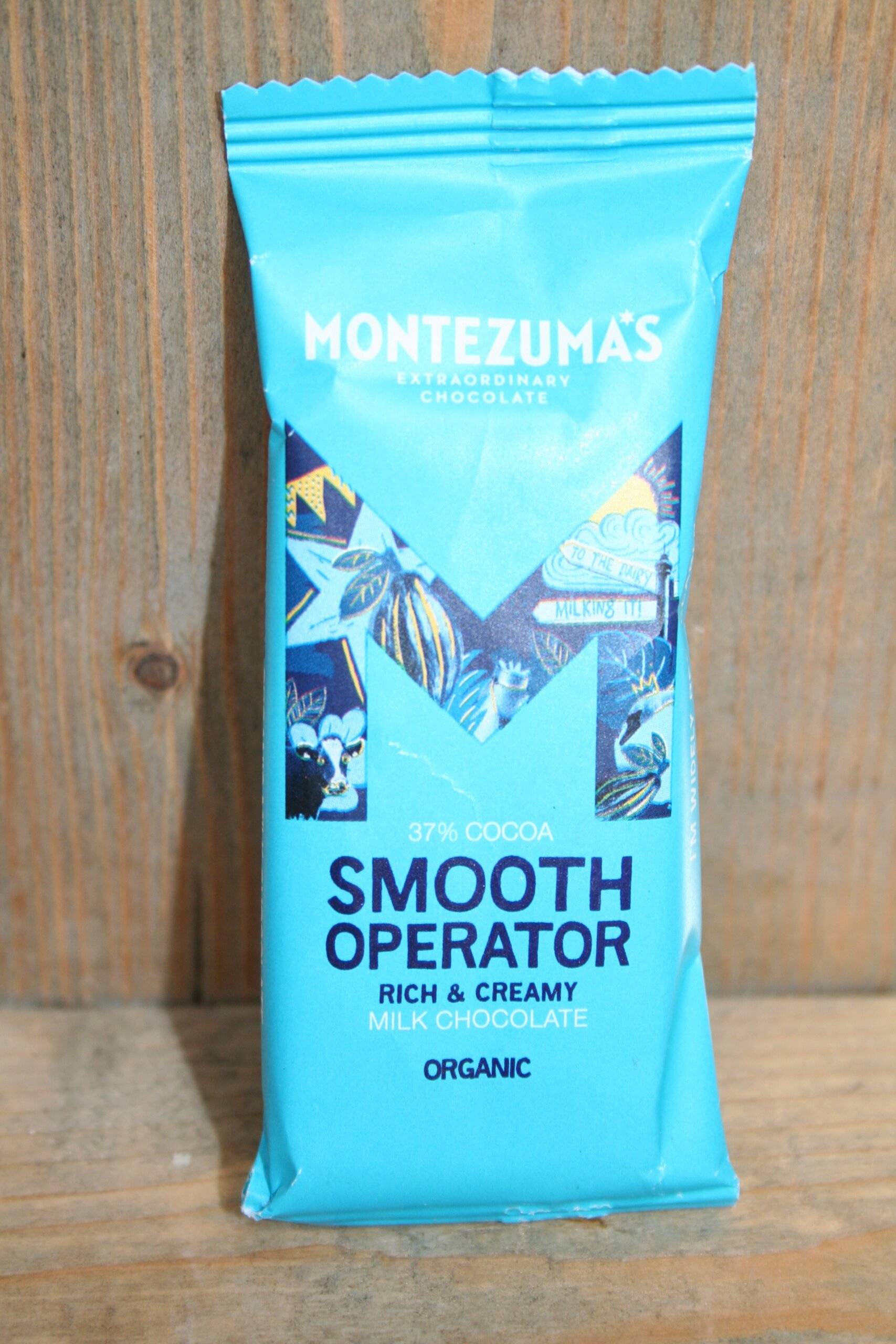 Montezumas 37% cocoa smooth operator milk chocolate