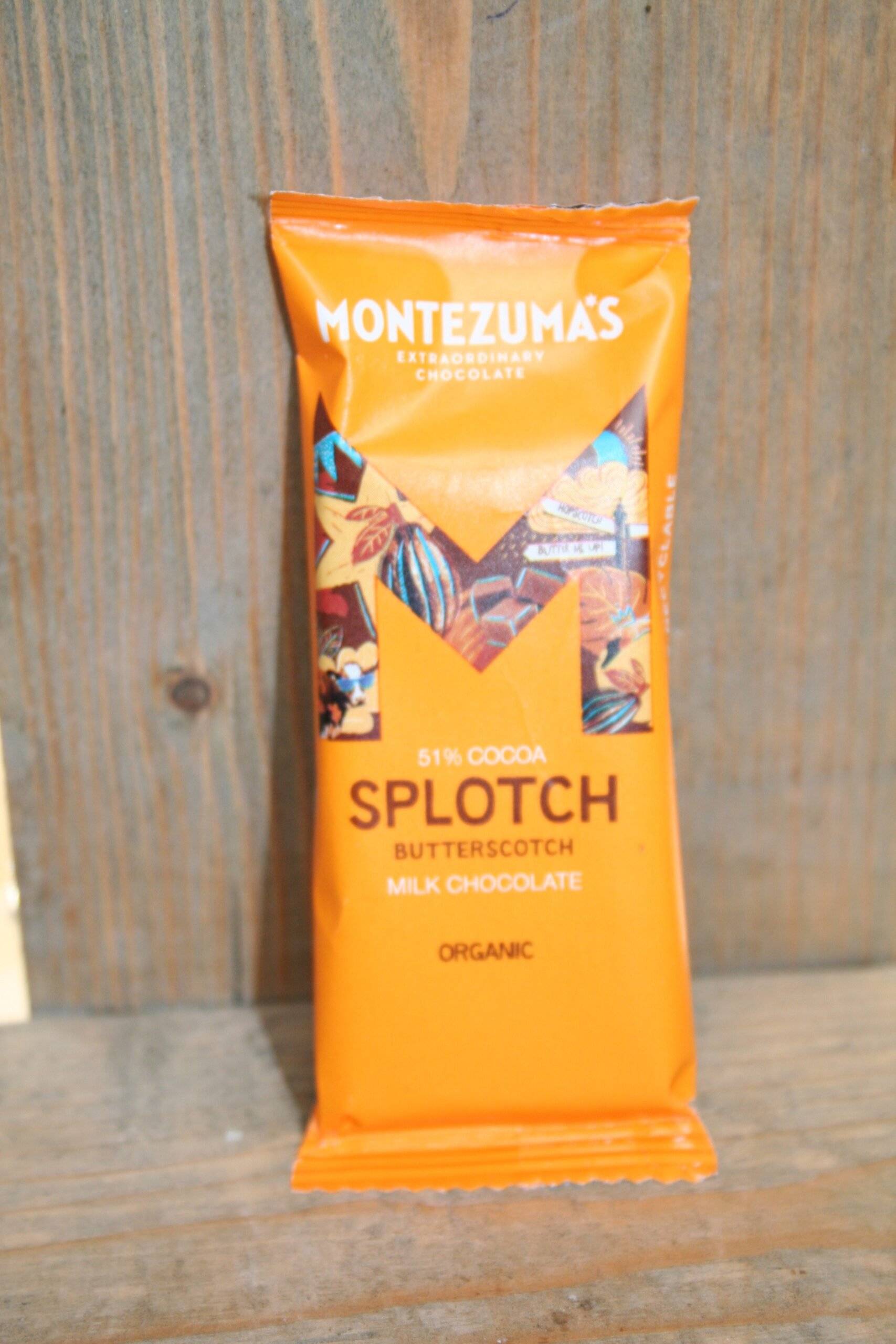 Montezumas splotch butterscotch milk chocolate