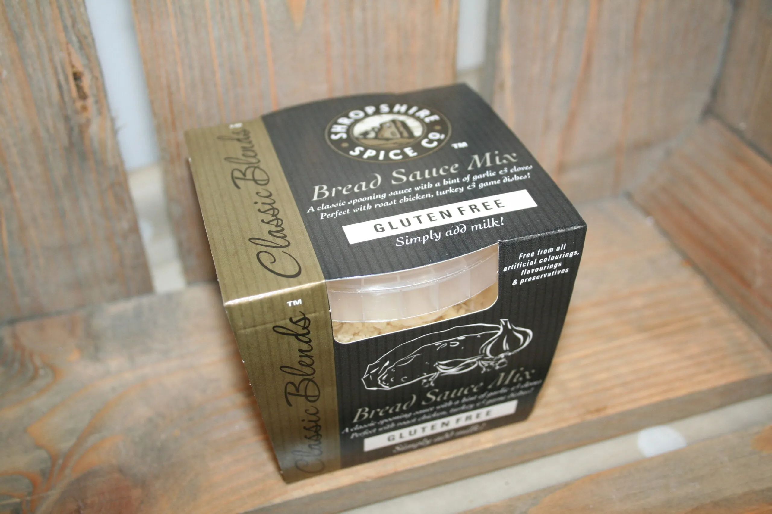 Shropshire Spice Co bread sauce mix gluten free
