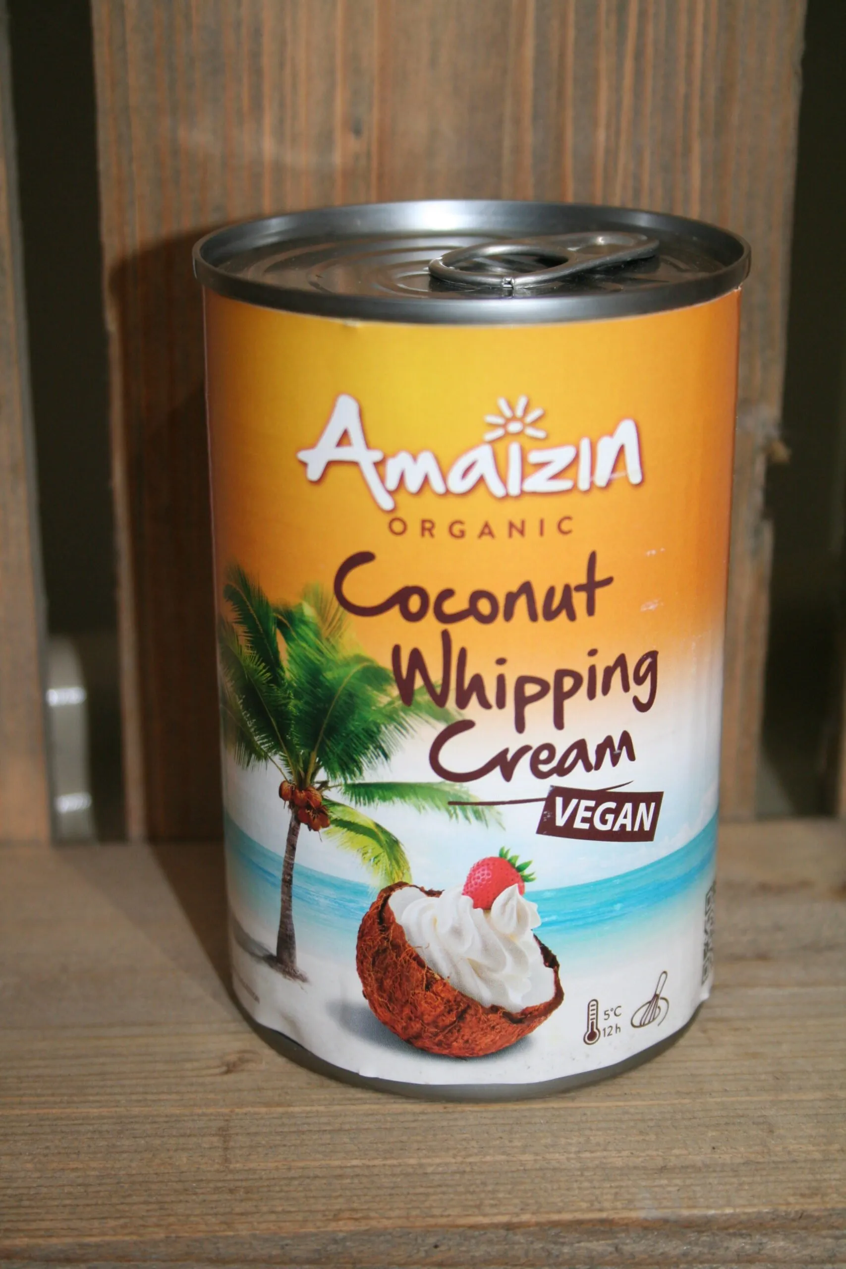 Amaizin organic coconut whipping cream vegan