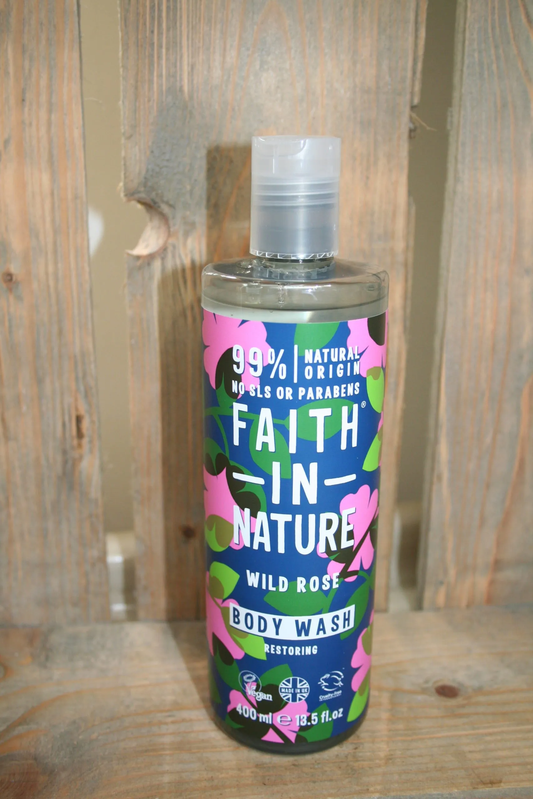 Faith in nuture wild rose body wash