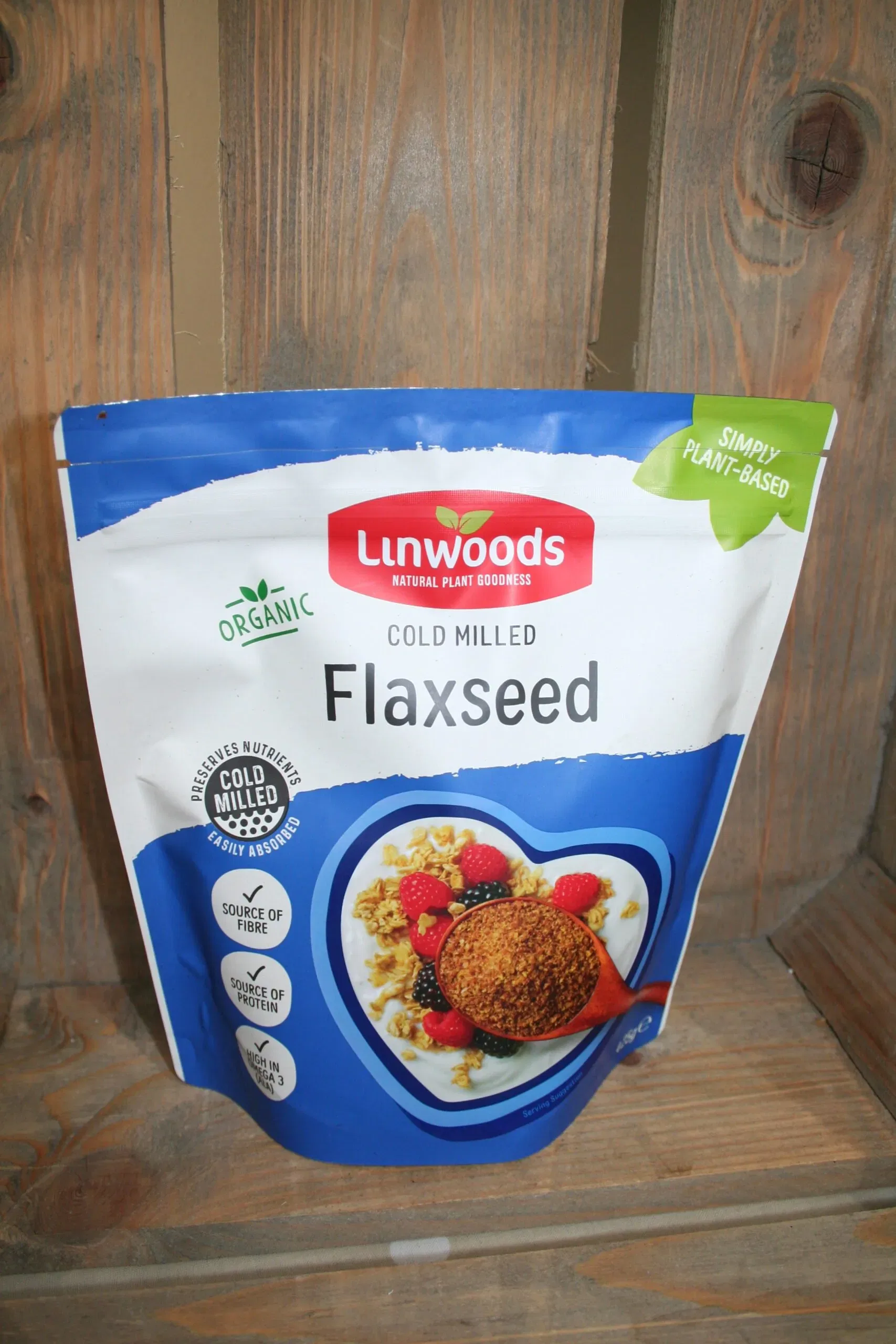 Linwoods organic cold milled flaxseed