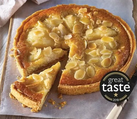 Cook frozen food pear & ginger tart pudding