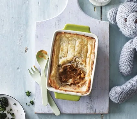 Cook kids cottage pie