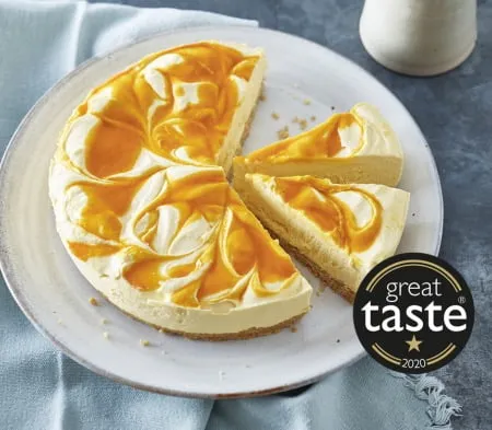 Cook mango & passion fruit cheesecake