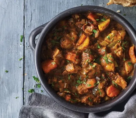 Cook lamb casserole
