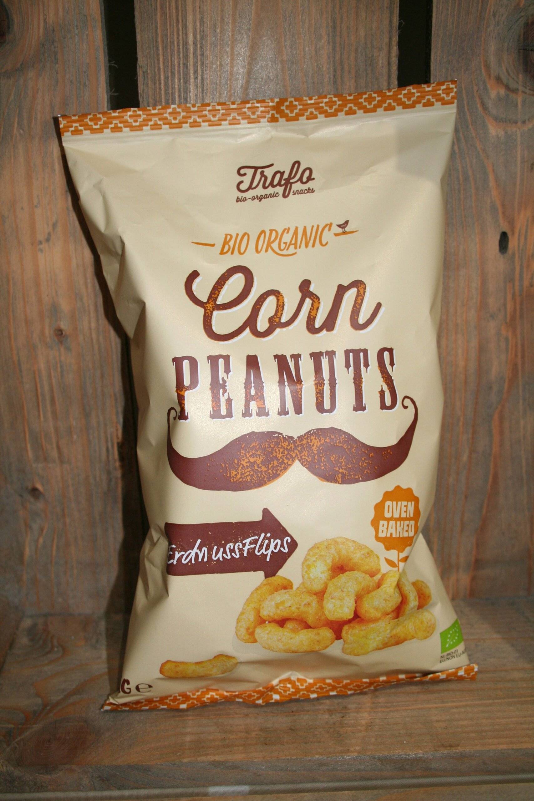Trafo organic corn peanut crisps