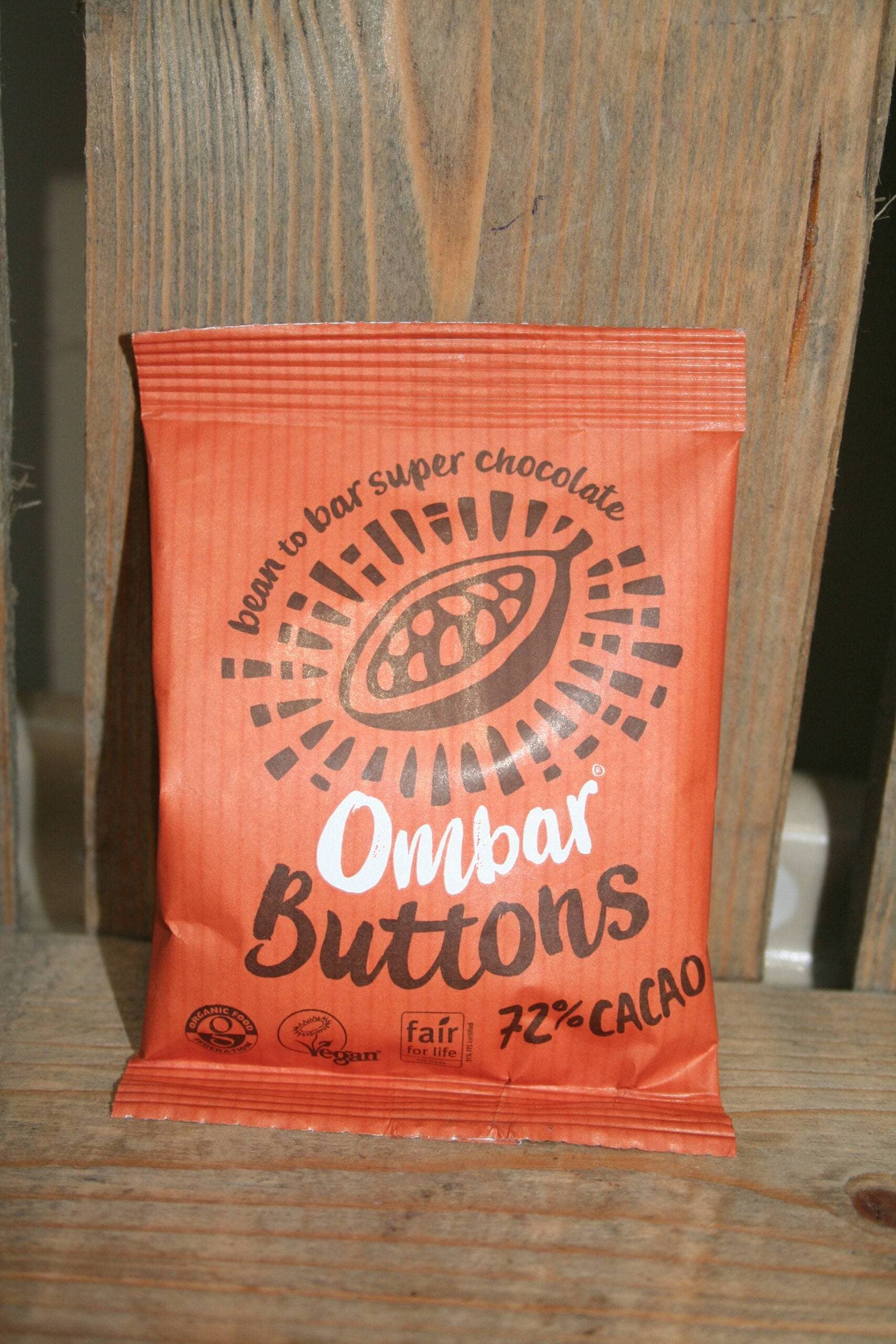 Ombar buttons 72% cacao