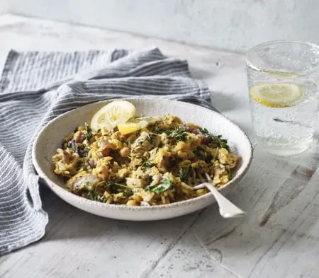 Cook lemon & herb chicken