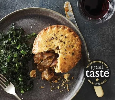 Cook steak & ale pie