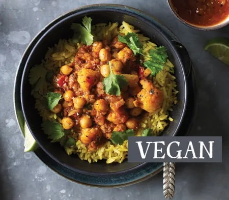 Cook roasted veg & chickpea curry