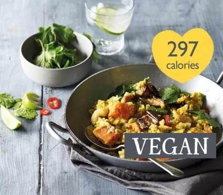 Cook pots for 1 sweet potato & Aubergine Sri Lankan curry