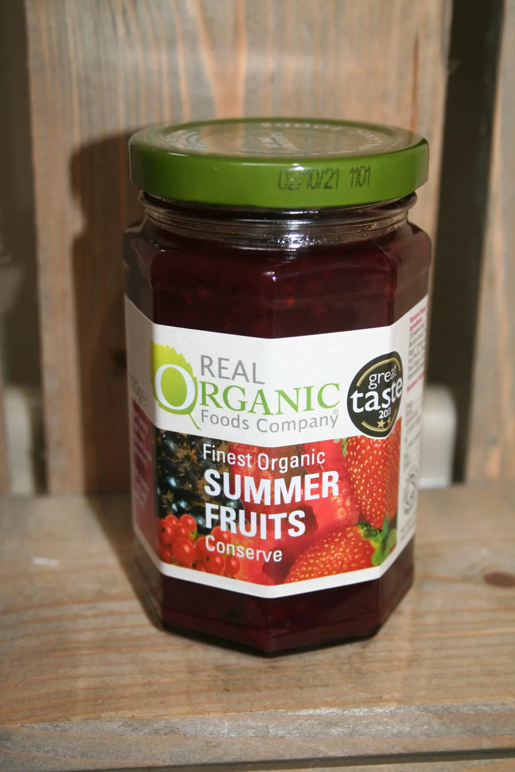 Real Organic Food Company organic summer fruits jam conserve