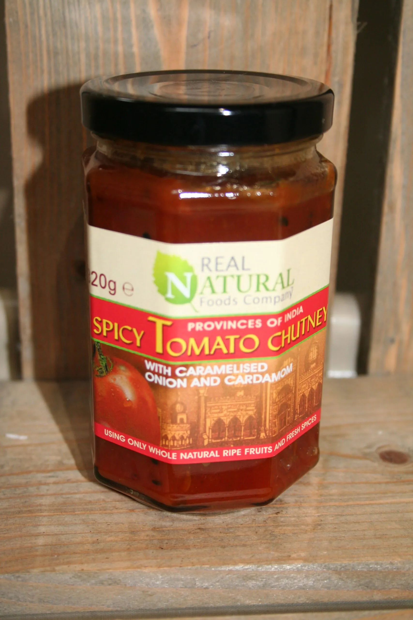 Real Natural Foos Company spicy tomato chutney