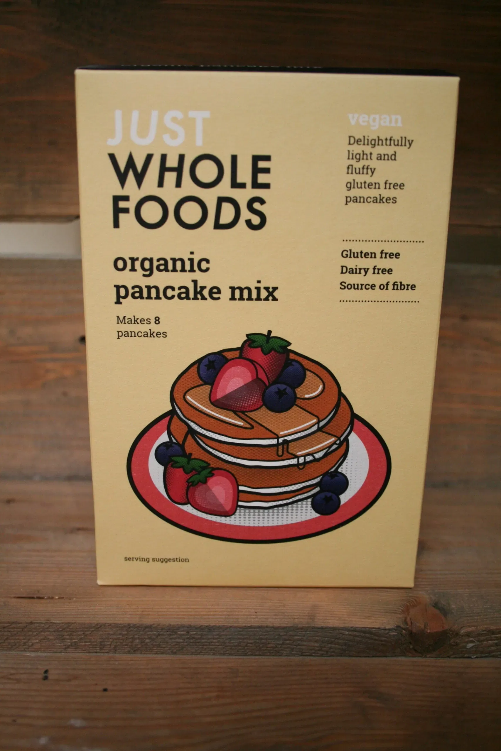 Just Whole Foods organic pancake mix