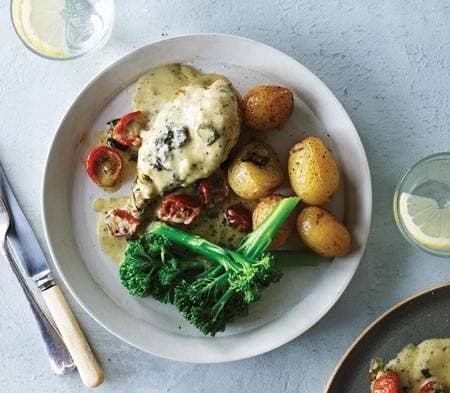 Cook basil & mascapone chicken ready meal