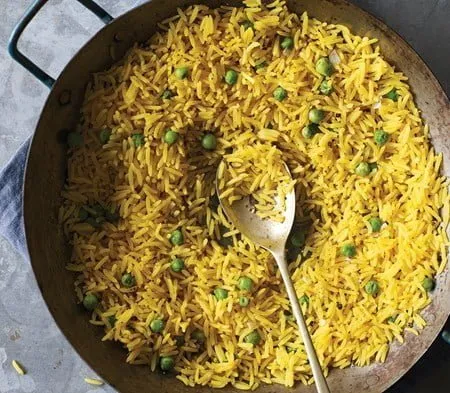 Cook peas pilau rice