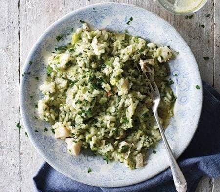 Cook smoked haddock & leek risotto