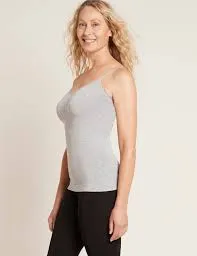 Boody camisole top light grey marl