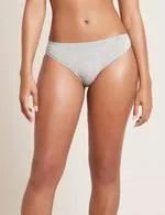Boody light grey marl classic bikini knickers