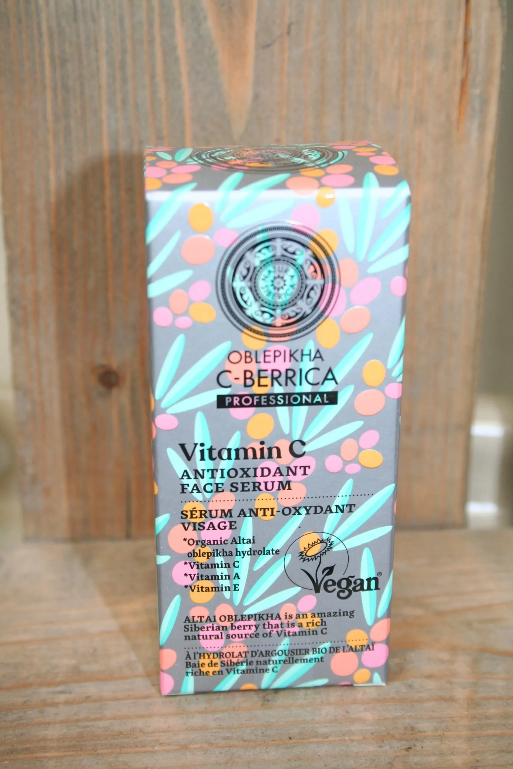 Obelepikha c-berrica vitamin c antioxidant face serum