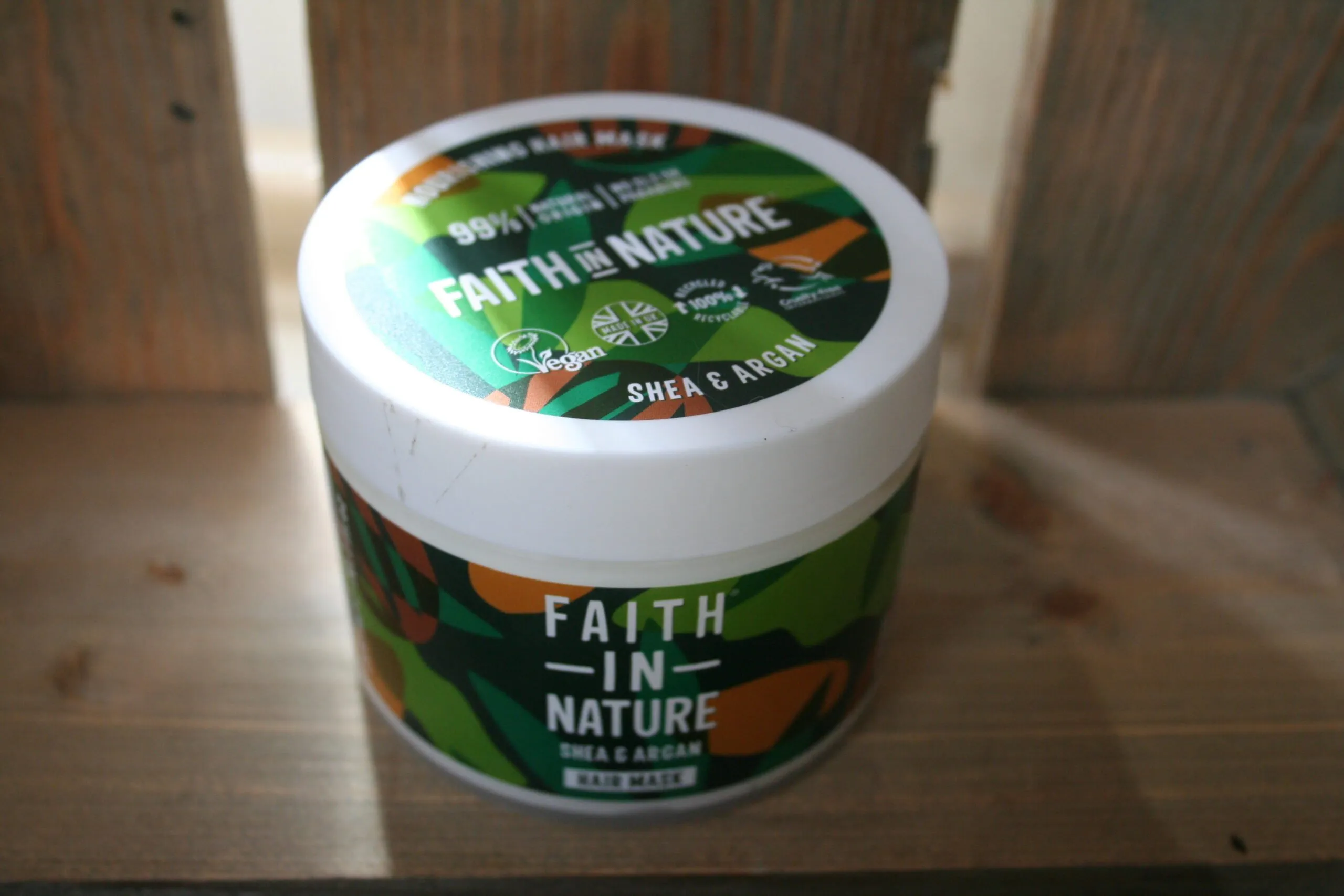 Faith in Nature hair mask shea & argan
