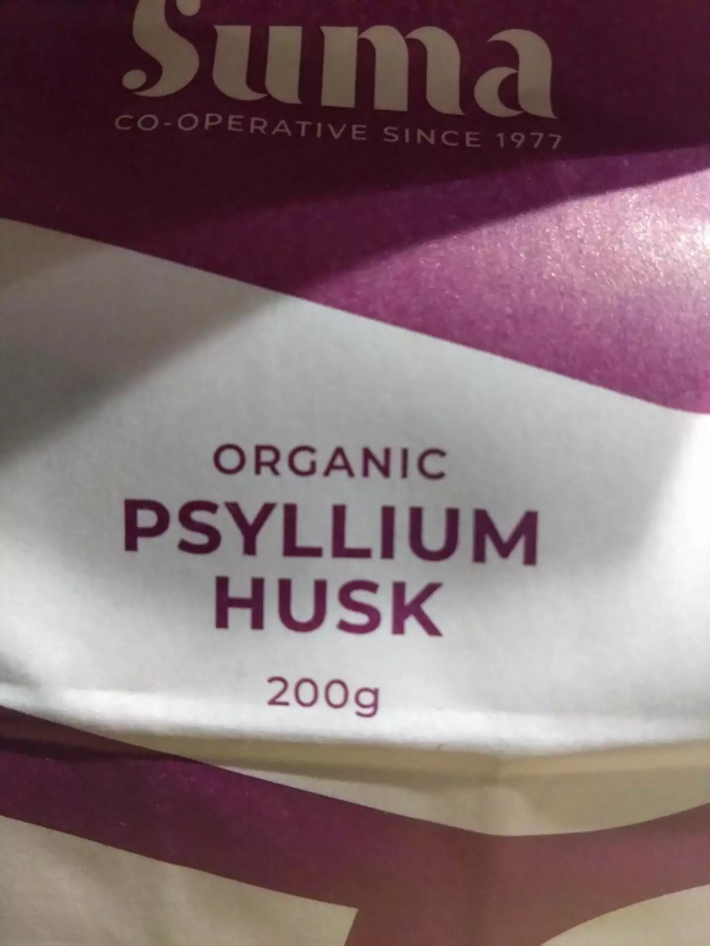 suma organic psyllium husk (200g)