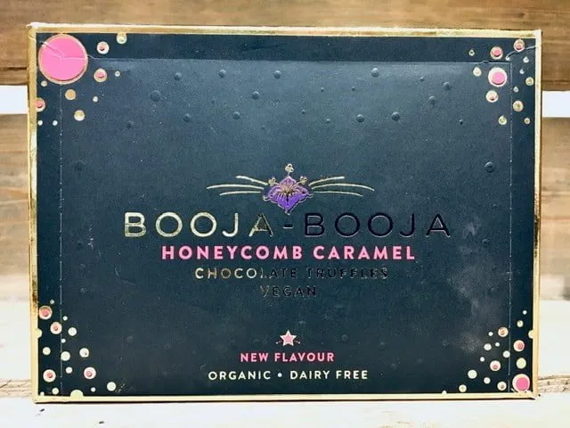 BOOJA BOOJA Organic Dairy Free Honeycomb Caramel Truffles Vegan (92g)