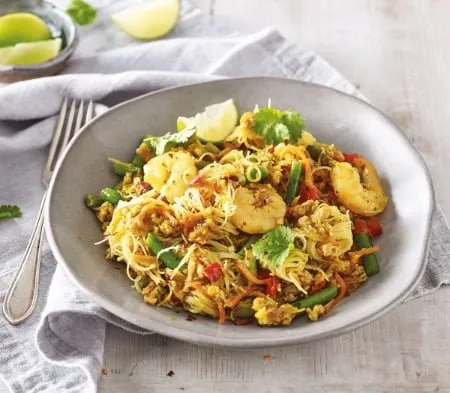 Cook Singapore noodles pot for 1