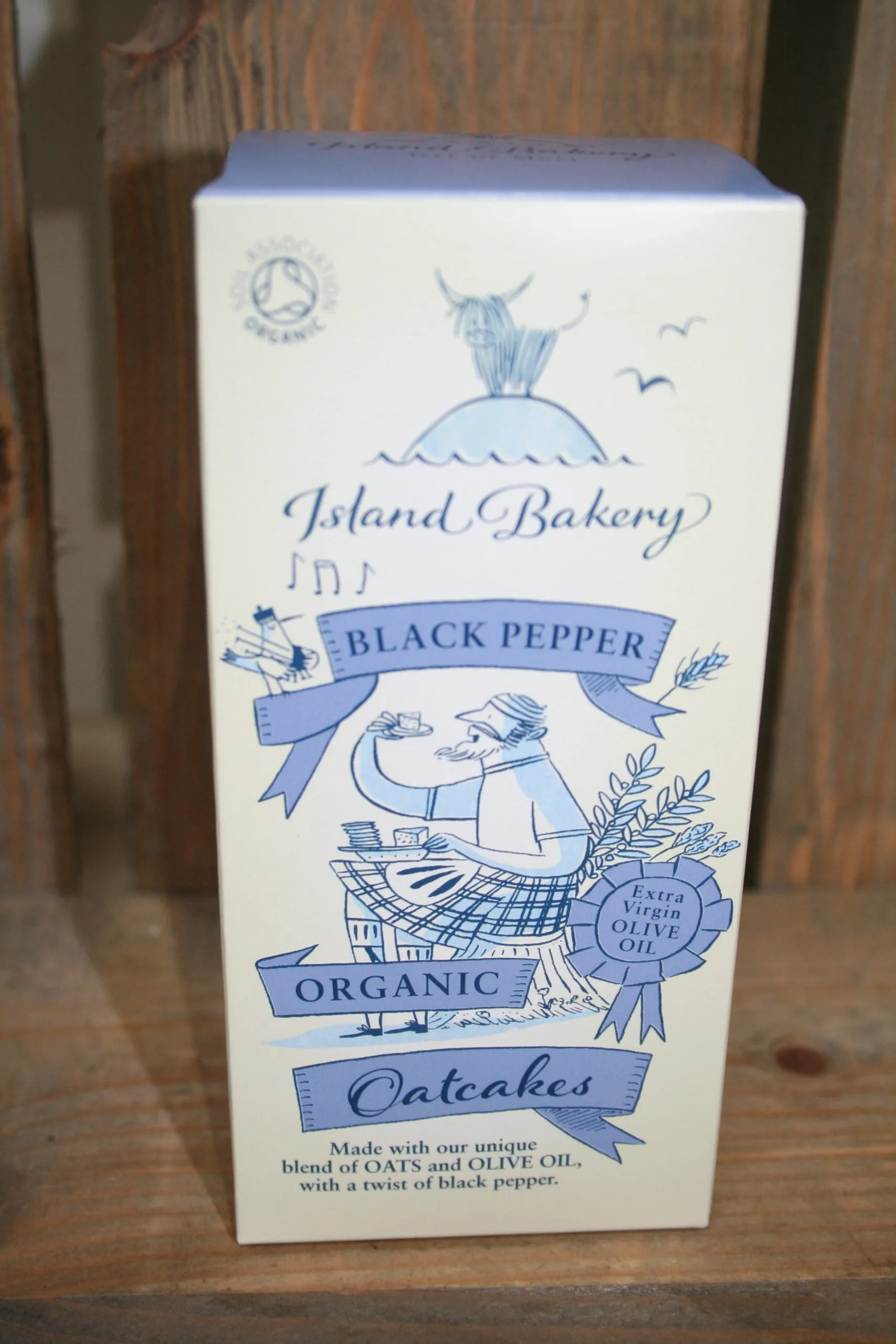 Island Bakery organic black pepper oatcakes